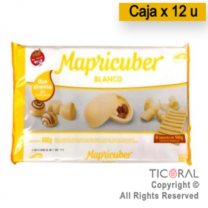 ARCOR MAPRICUBER TABLETA BLANCO 12 X 500 GRS